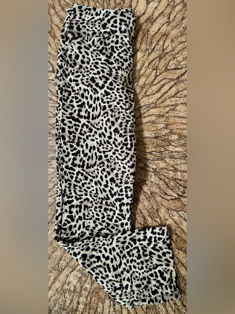 Chico's Black and White Leopard Ankle Jeans